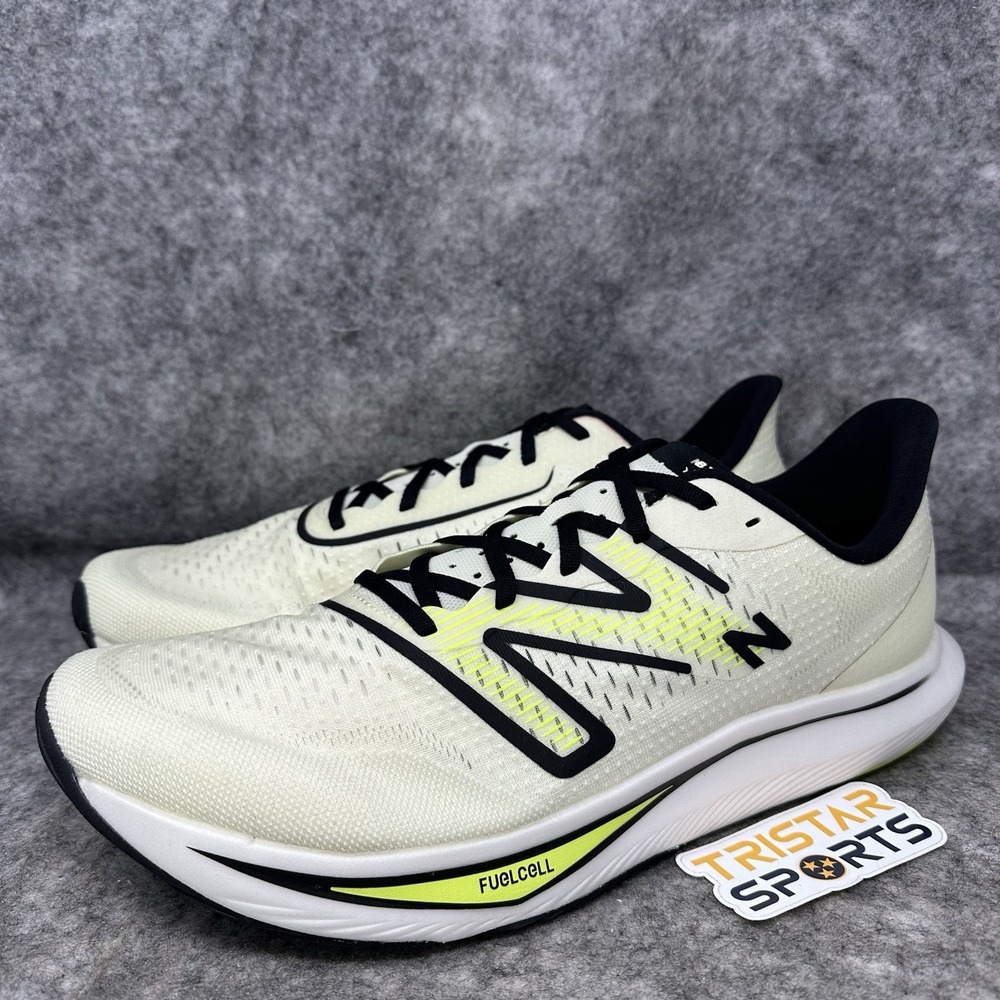 New Balance FuelCell Rebel V3 Running Shoes Mens Size 14 Pistachio Black MFCXCT3